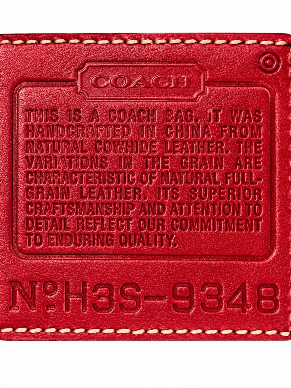 Coach Legacy VINTAGE 2003 Rugby color-block Striped Tote with Brass Charm . - Picture 6 of 7